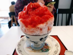 祇園「お茶と酒　たすき」季節感のあるシロップで一年中かき氷が食べられるよ♪